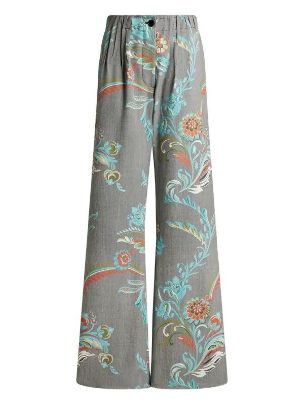 ETRO フローラル パンツ