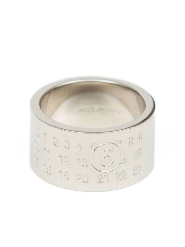 MM6 Maison Margiela Minimal ロゴ 4mm リング