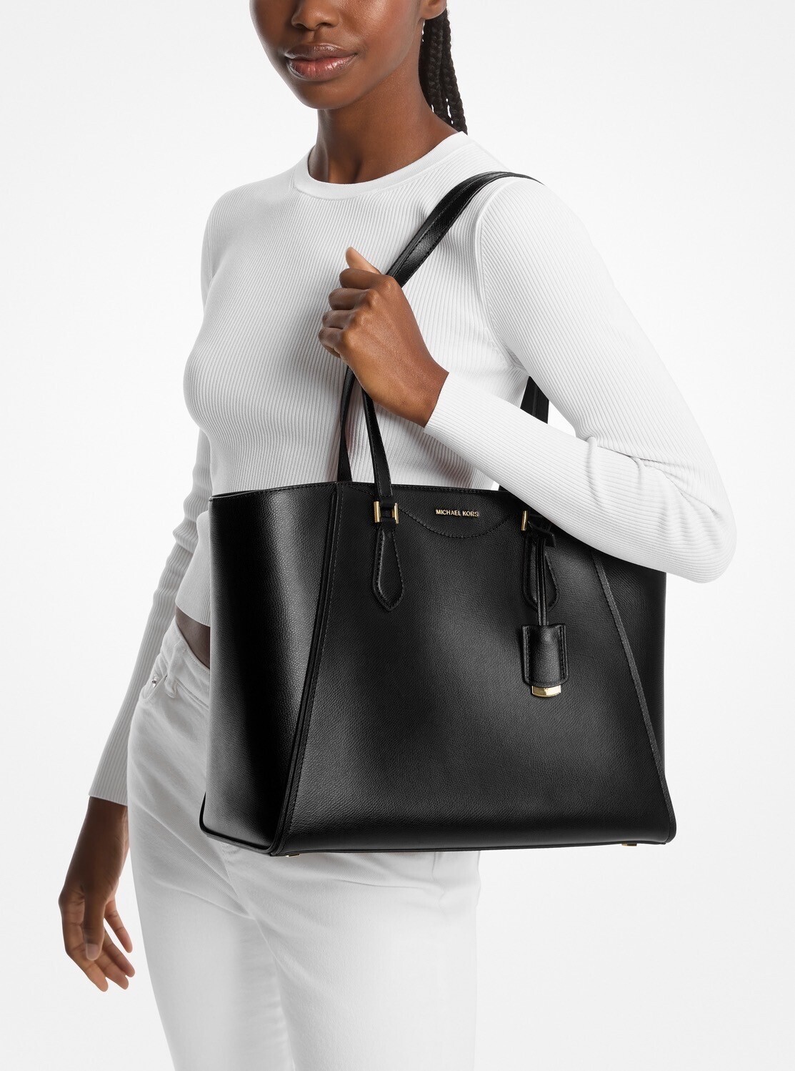 Michael Kors TARYN レザー トート ラージ