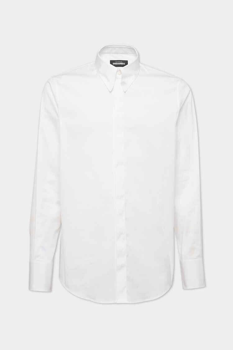 DSQUARED2 EASY SLIM PIN COLLAR SHIRT