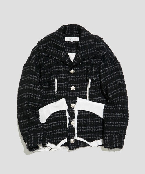 sulvam HOUNDSTOOTH OVER BLOUSON
