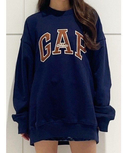 GAP ヘビーウェイト オーバーサイズ GAPロゴ スウェットシャツ