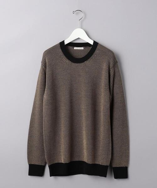 UNITED ARROWS YAMAGATA ミドルゲージ タック クルーネック/セーター