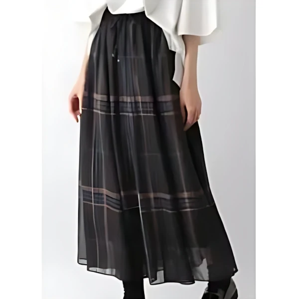 GLOBAL WORK エアリーリラックスシャイニースカート