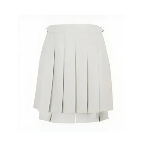 FENDI White wool shorts