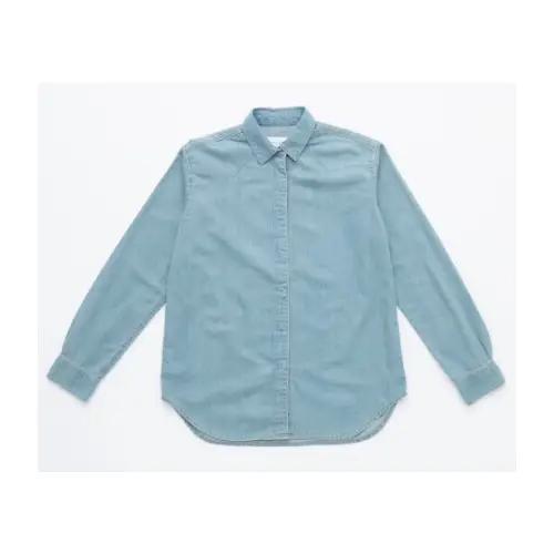 Tu es mon Tresor The Turquoise Denim Shirt Solid 7year