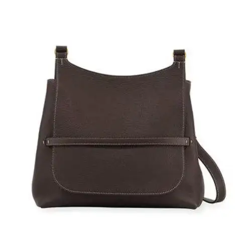 The Row Sideby Equestrian Leather Crossbody Messenger Bag