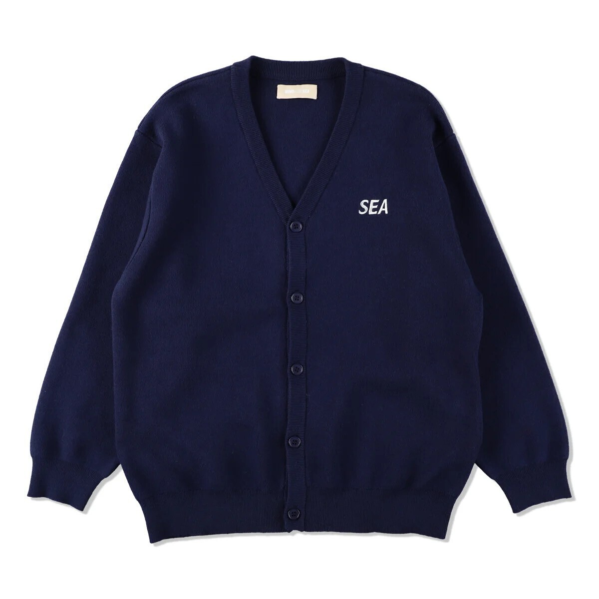WIND AND SEA COTTON CASHMERE KNIT CARDIGAN