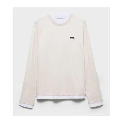 PRADA 長袖 コットン Tシャツ