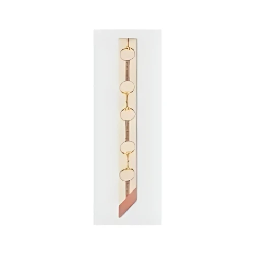 GUCCI GUCCI ホースビット プリント シルク ネックボウ