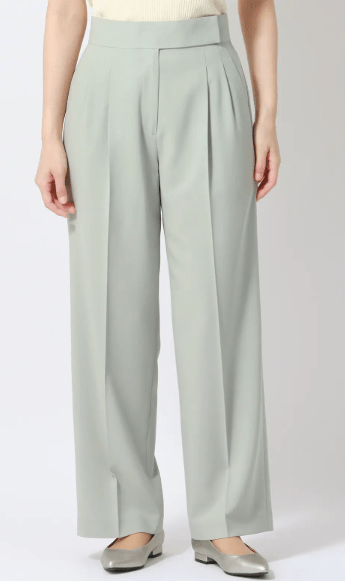 SUIT SQUARE タックワイドパンツ