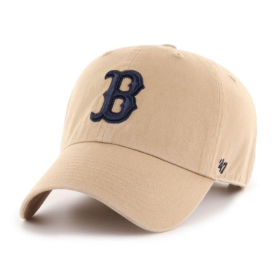 47Brand MLB レッドソックス キャップ Clean Up Cap 47Brand カーキー ネイビー