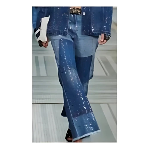 CHANEL グリッター デニム