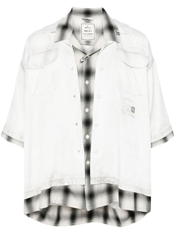Maison MIHARA YASUHIRO レイヤード シャツ
