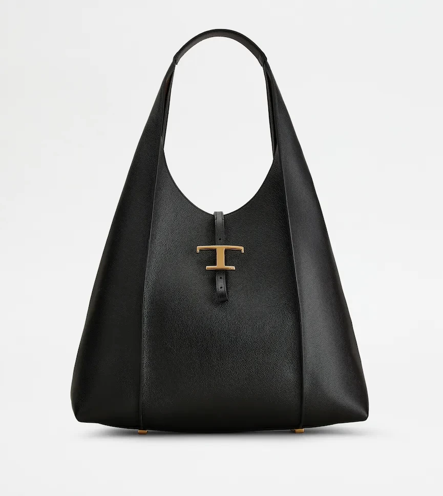 TOD'S T タイムレス レザー ホーボー バッグ ラージ