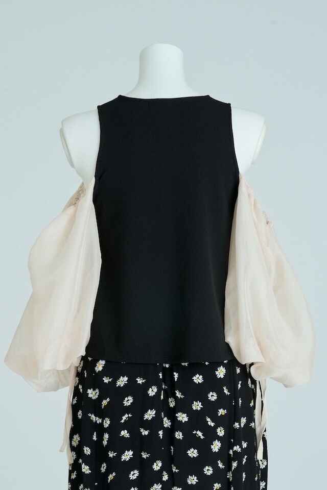 Crayme, Volume Sleeve Cut Tops
