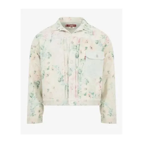 JUNYA WATANABE MAN floral-print embroidered jacket