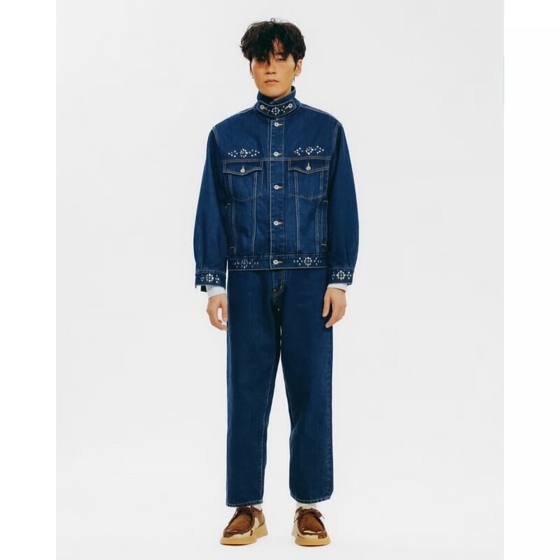 SOL EXOTIC TURQUOISE DENIM PANTS