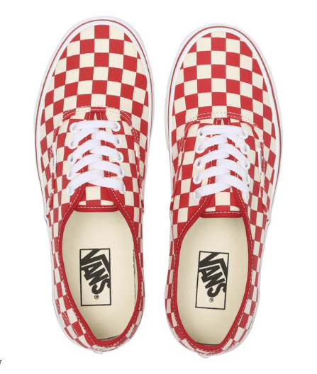 VANS オーセンティック PRIMA CHK RD/WT