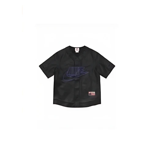 NIKE × Supreme レザー ベースボールジャージー