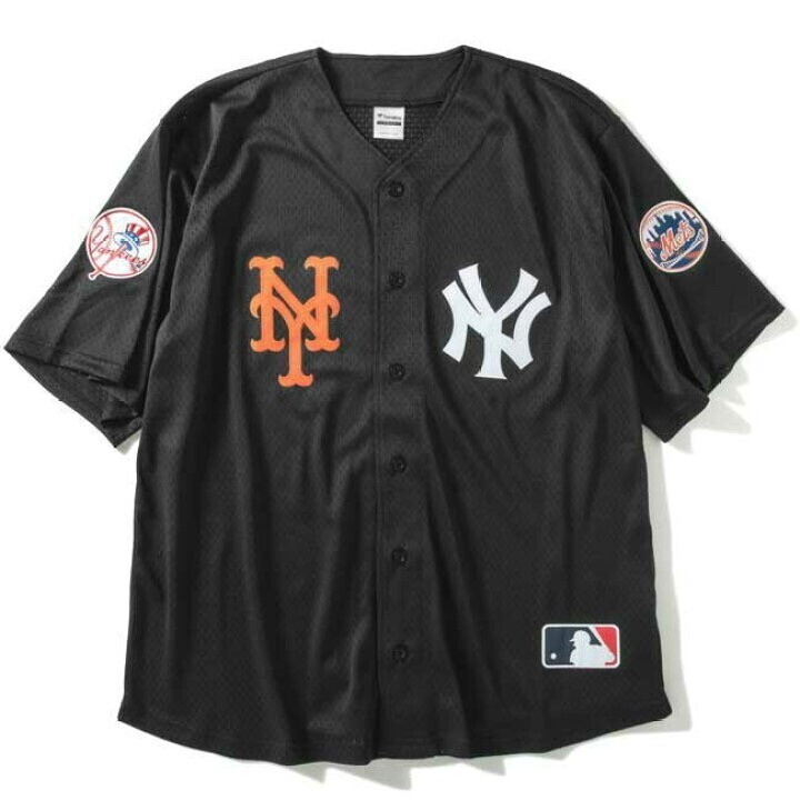 FANATICS MLB NY SUBWAY SERIES BASEBALL SHIRT(BLACK)