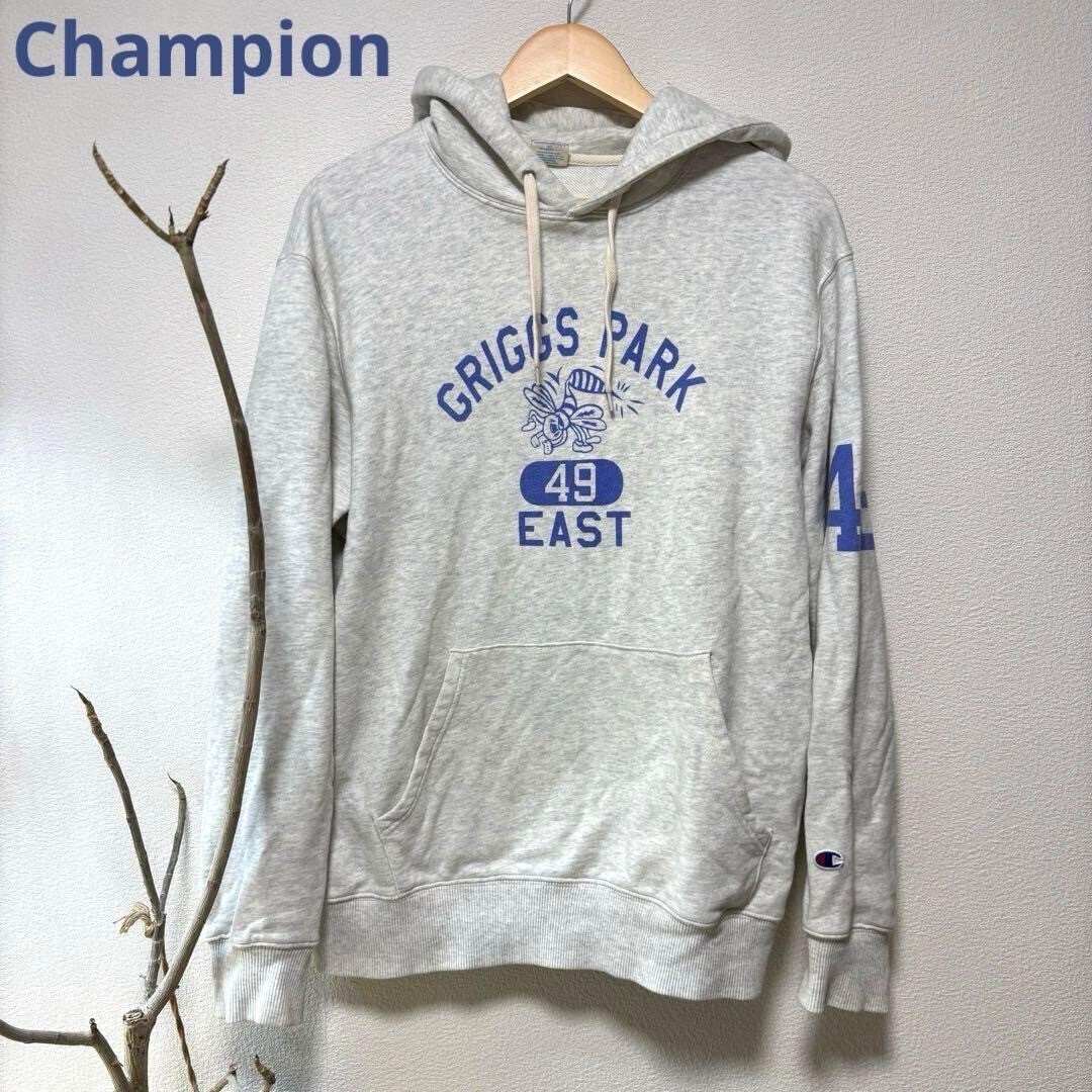 Champion グレー パーカー GRIGGS PARK 49 EAST