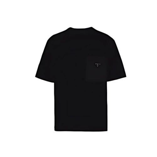 PRADA Re-Nylon and jersey T-shirt