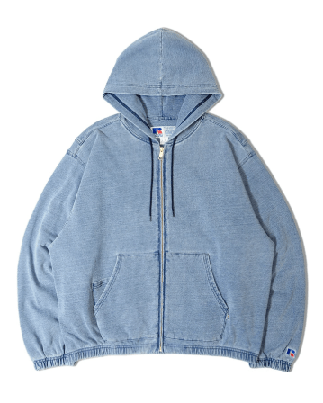RUSSELL DENIM SWEAT ZIP-UP HOODIE
