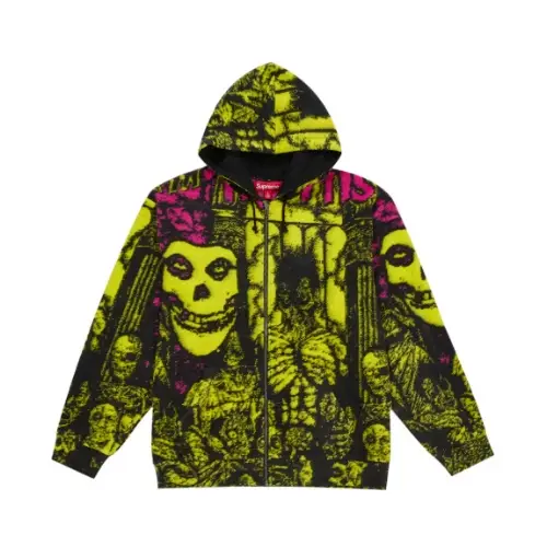 Supreme The Misfits Zip Up Hooded Sweater