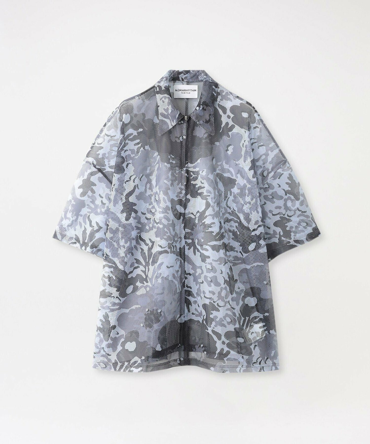 NOMARHYTHM TEXTILE Mesh Zip S/S Polo