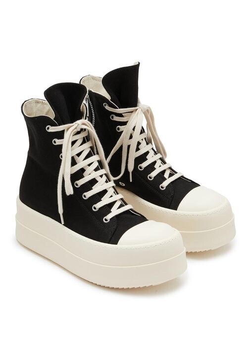 RICK OWENS DOUBLE BUMPER 厚底 ハイカット スニーカー