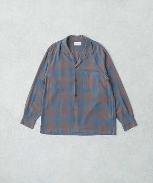 URBAN RESEARCH new basic　BISHU RAYON CHECK SHIRTS