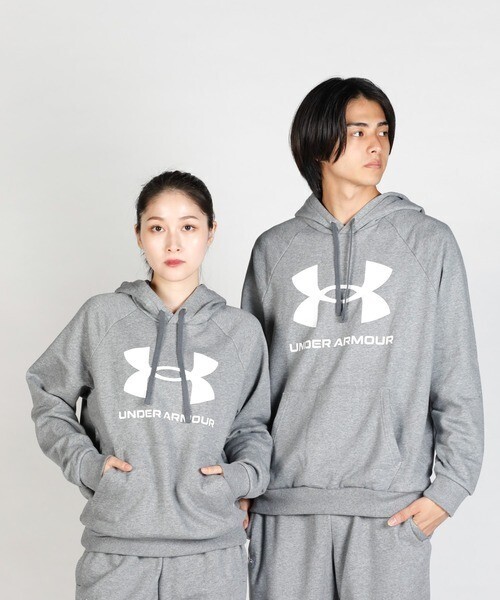 UNDER ARMOUR UAライバルフリース ロゴ フーディー