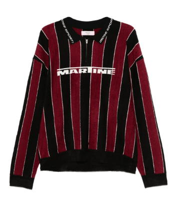 Martine Rose ストライプ ポロシャツ