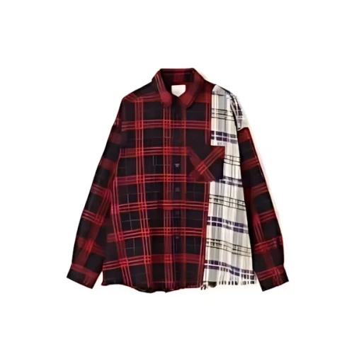 Danke Schon CUT OFF CHECK SHIRT