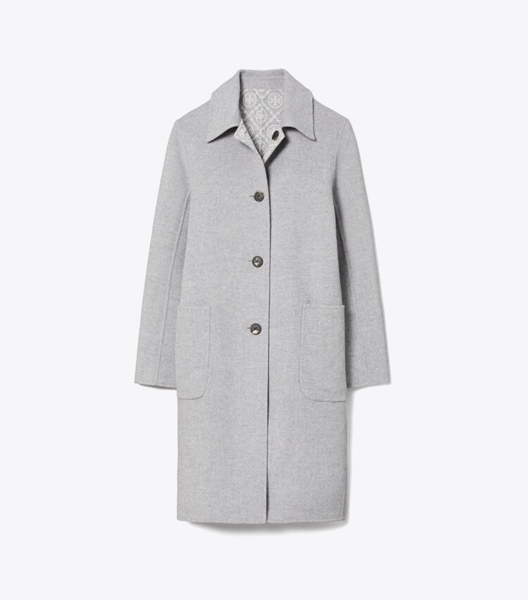 Tory Burch Tモノグラム ジャガード ウール コート