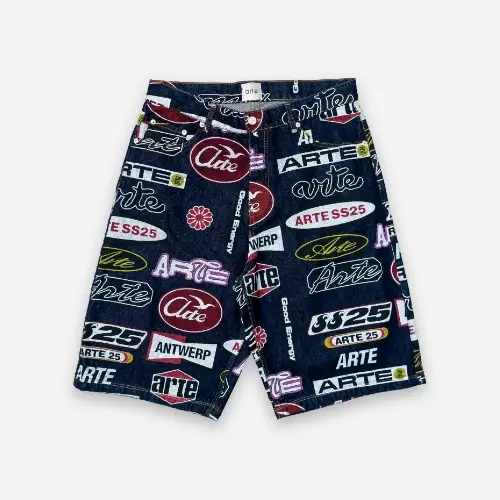 Arte Antwerp Allover Print Shorts