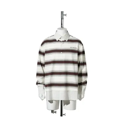 Feng Chen Wang DECONTRUCTED LONG SLEEVE POLO