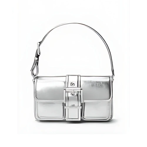 MICHAEL KORS COLBY メタリックレザー ショルダー ミディアム