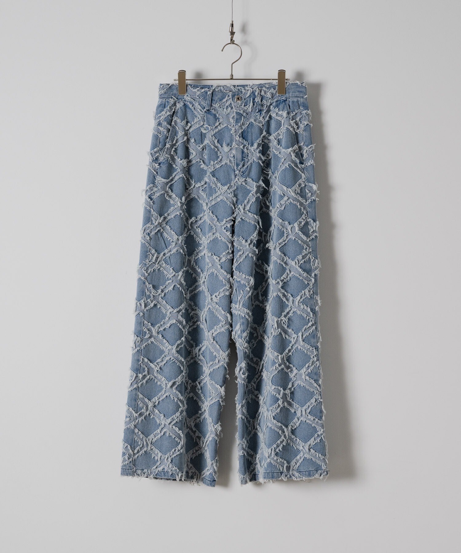 Casper John Secret flare jacquard denim/シークレットフレアジャガードデニム