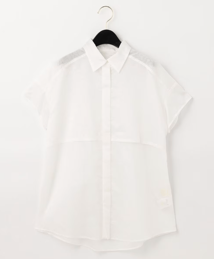 GRACE CONTINENTAL シアーカットシャツ