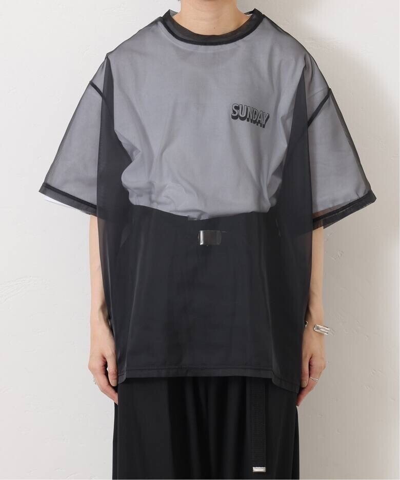 journal standard luxe SUNDAY Sheer Tシャツ