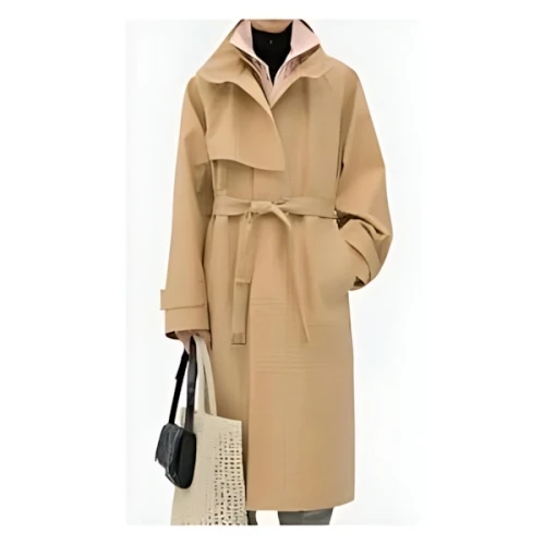 BOTTEGA VENETA ノートブック ウール コットン トレンチコート