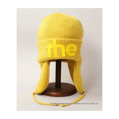 CA4LA the PHILOSOPHY OF ANDY WARHOL EAR FLAP KNIT CAP