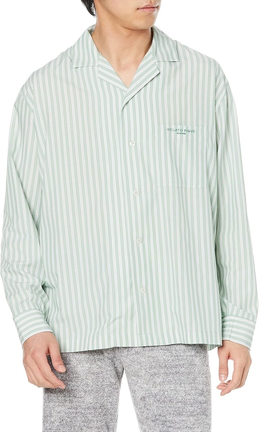 GELATO PIQUE HOMME Homme ストライプシャツ