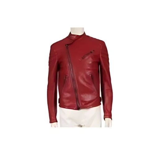 TOM FORD ジャケット レザー ボルドー