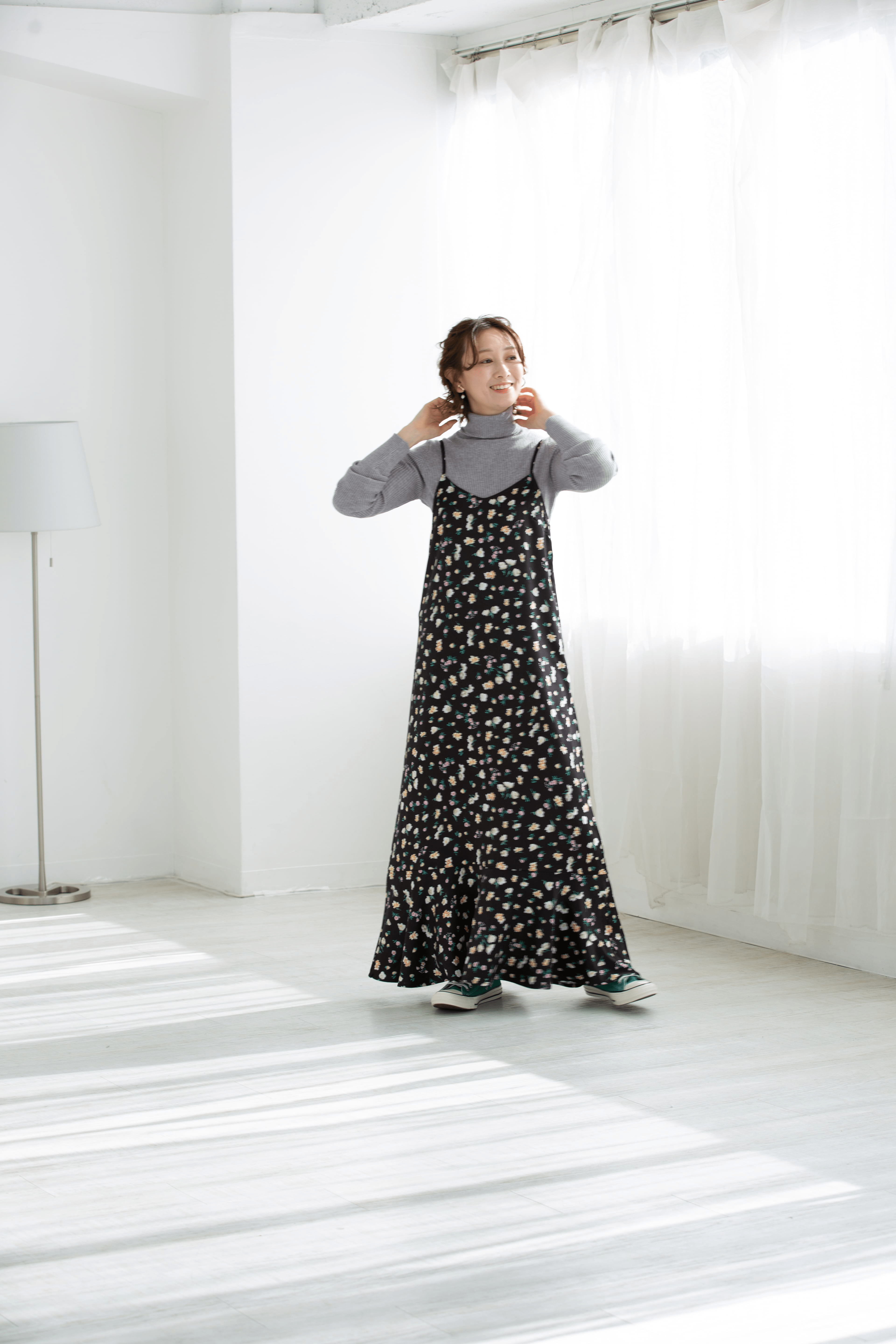 mite flower  camisole op