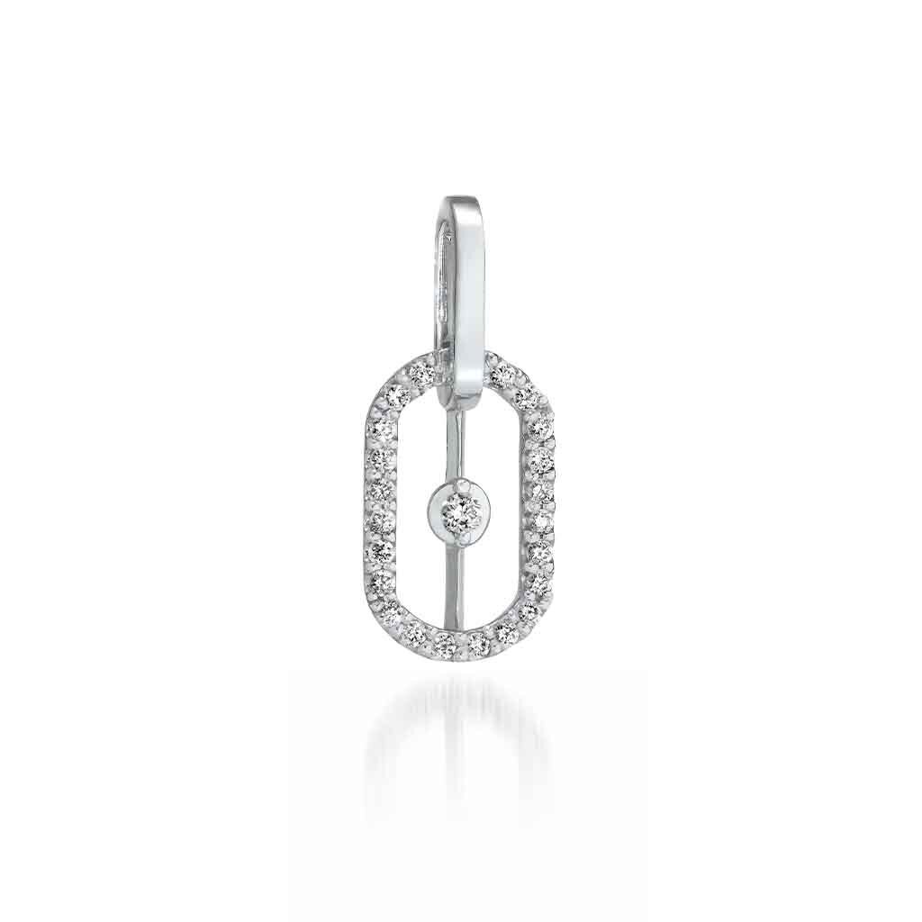 STAR JEWELRY Pt950 チャーム DIAMOND CLIP CHARM