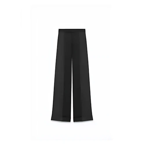 SAINT LAURENT フレアタキシードパンツ（グレイン・ド・プードル）