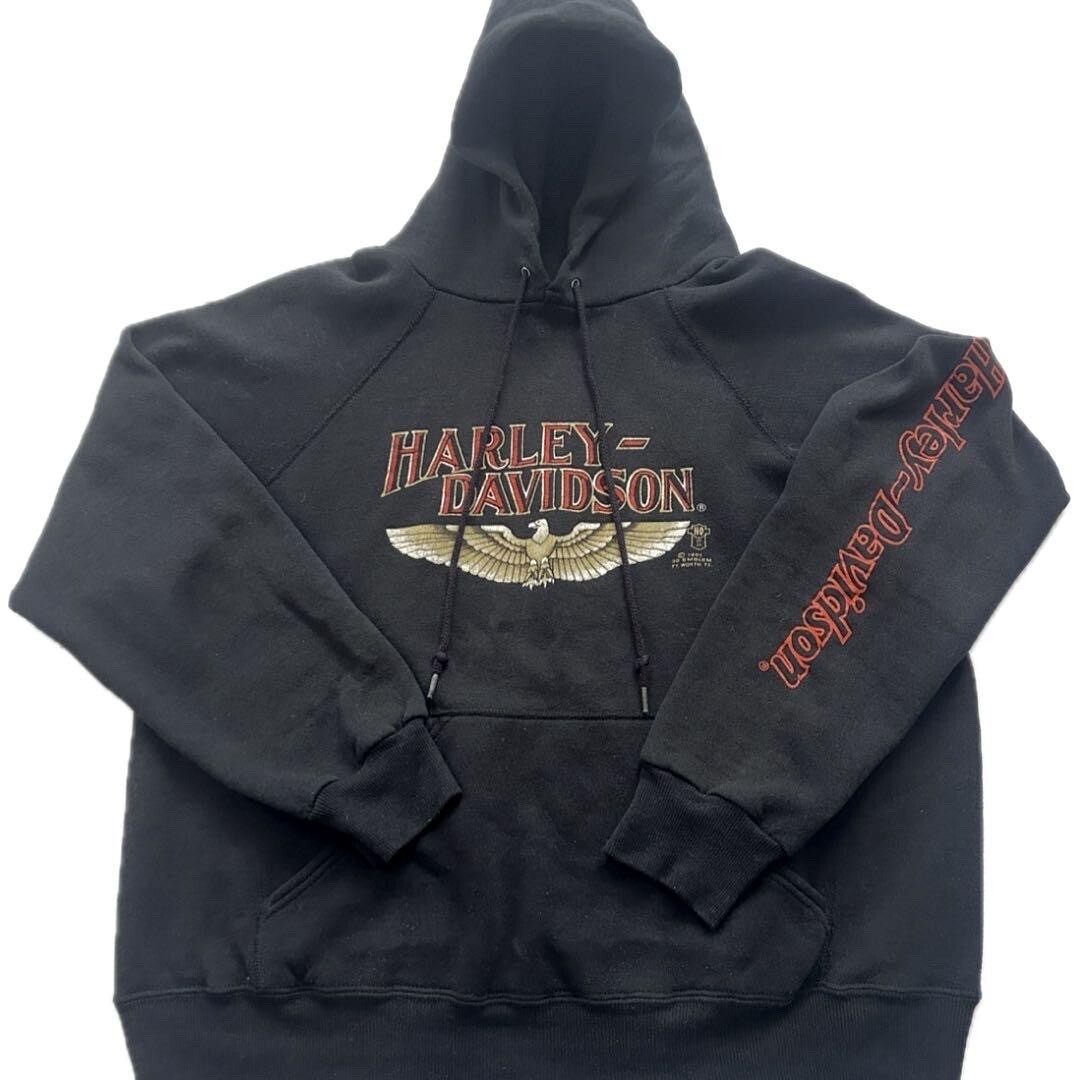 Harley-Davidson 80s Bassett Walker Harley-Davidson パーカー